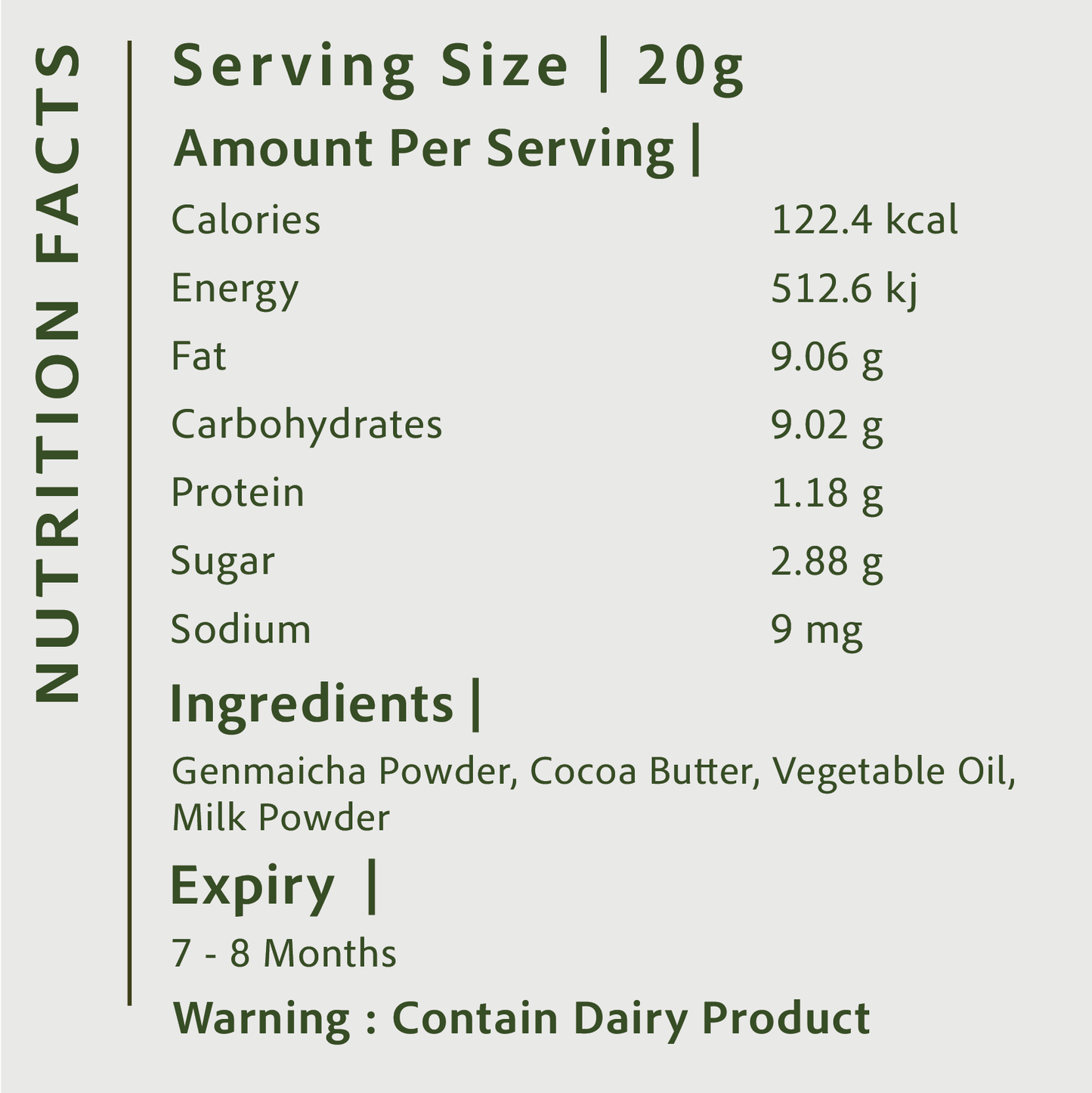 Genmaicha Milk Spread 180g