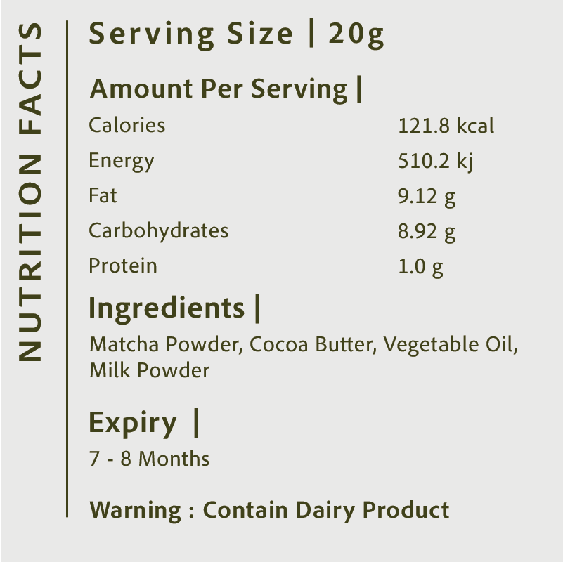 Matcha Milk Spread 180g